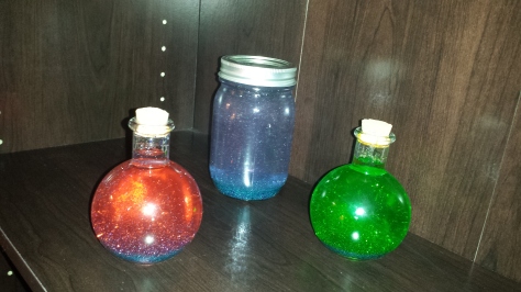 Settled Glitter Jars